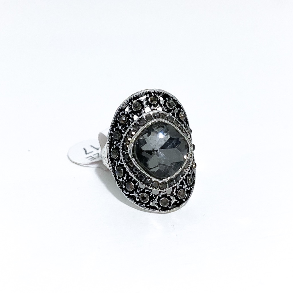 Grey Stone Ring